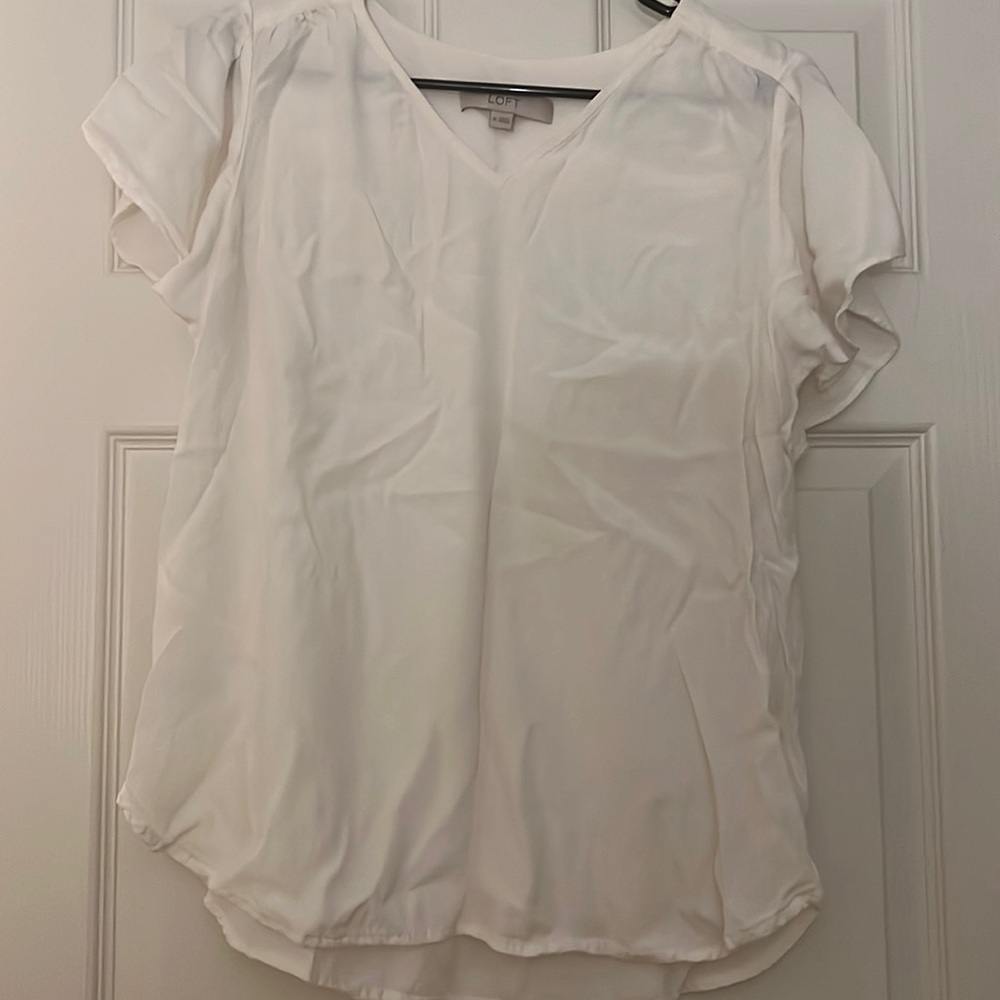 LOFT White Blouse!